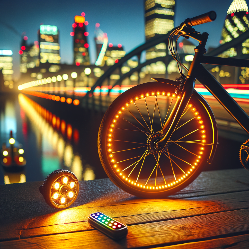 ¡Ilumina tus viajes con estilo y seguridad con las luces para ruedas de bicicleta SpokeLit!